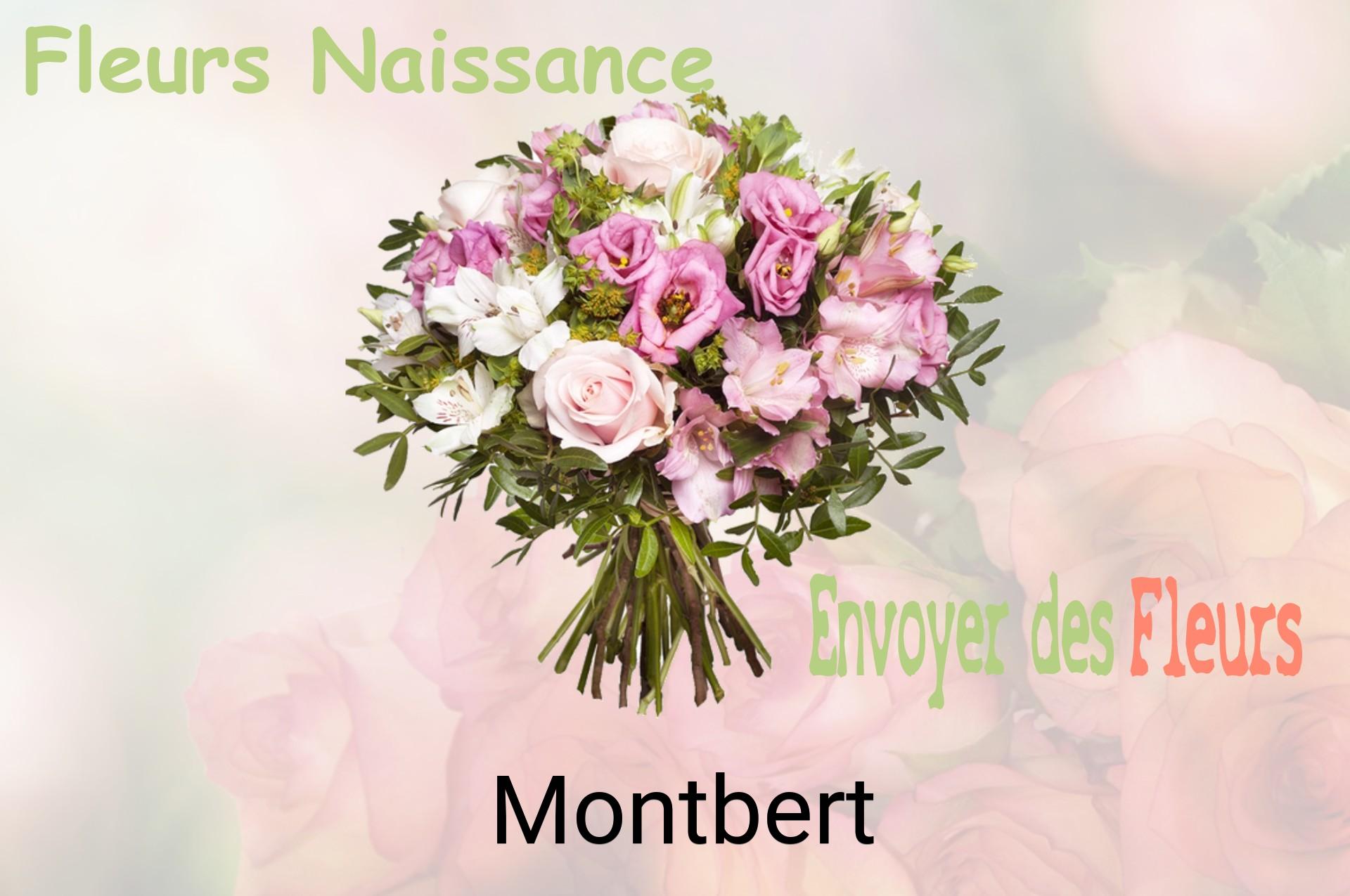 Bouquet de fleurs de naissance livré à Montbert
